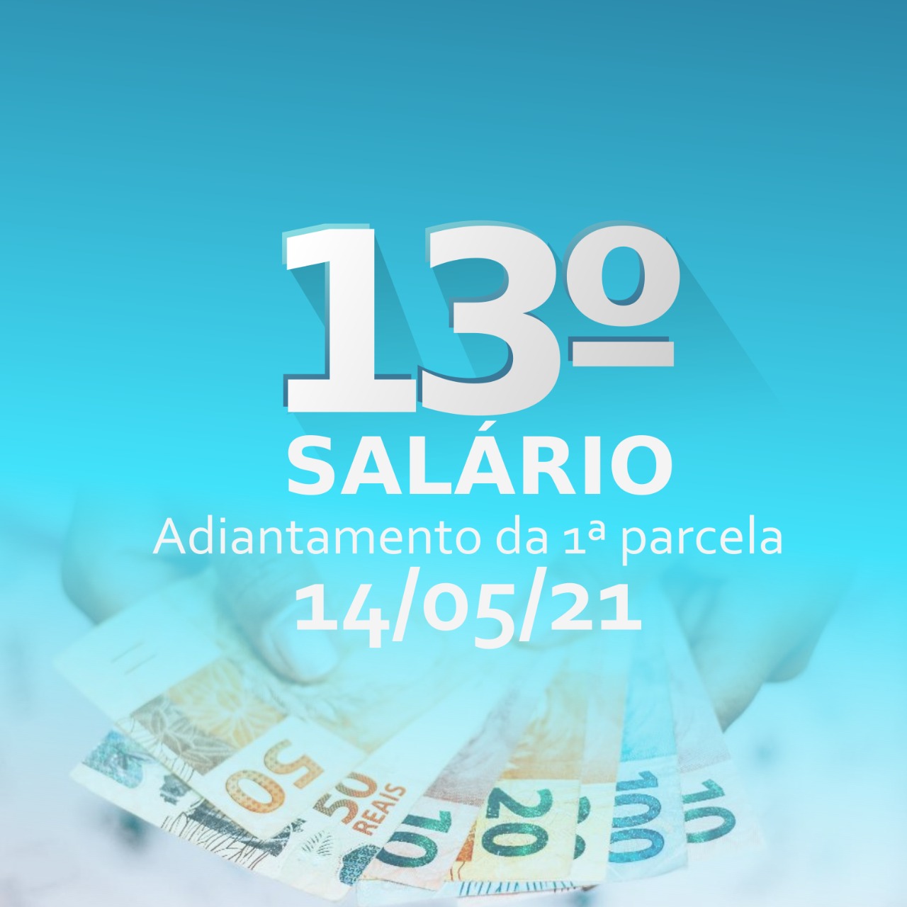 Governo Municipal antecipa 13º salário